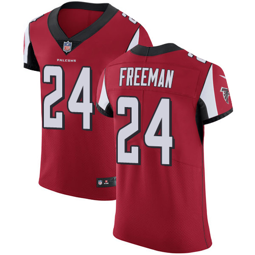 Nike Falcons #24 Devonta Freeman Red Team Color Men's Stitched NFL Vapor Untouchable Elite Jersey - Click Image to Close